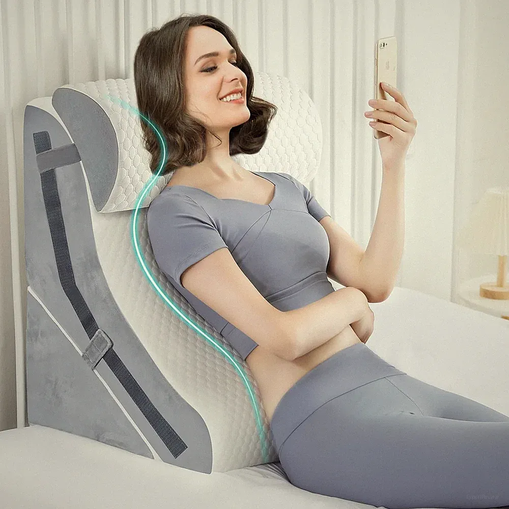 Simpledad Keilkissen 3er Set Orthopädische Bettkeilkissen 15 in 1
