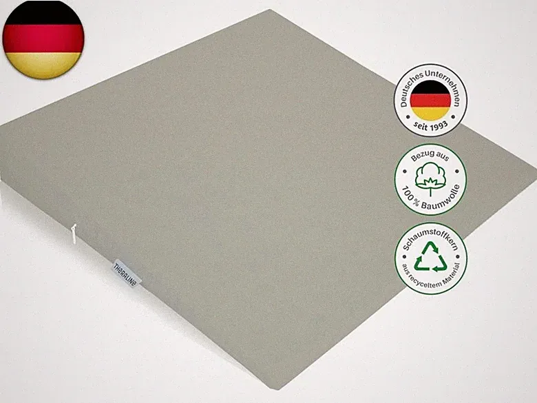Sitzkeilkissen orthopädisch für Bürostuhl aus hochwertigem Schaumstoff, er