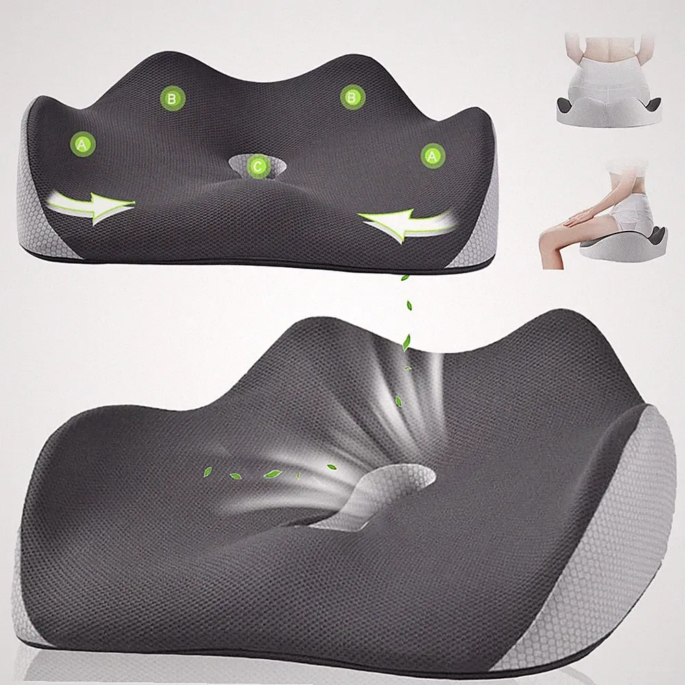 Sitzkeilkissen Orthopädisches Keilkissen Sitzkissen Rückenkissen Memory-Schaum