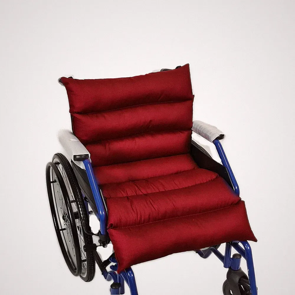 Sitzkissen für Rollstühle aus silikonisierter Hohlfaser, orthopädisches AntiD...