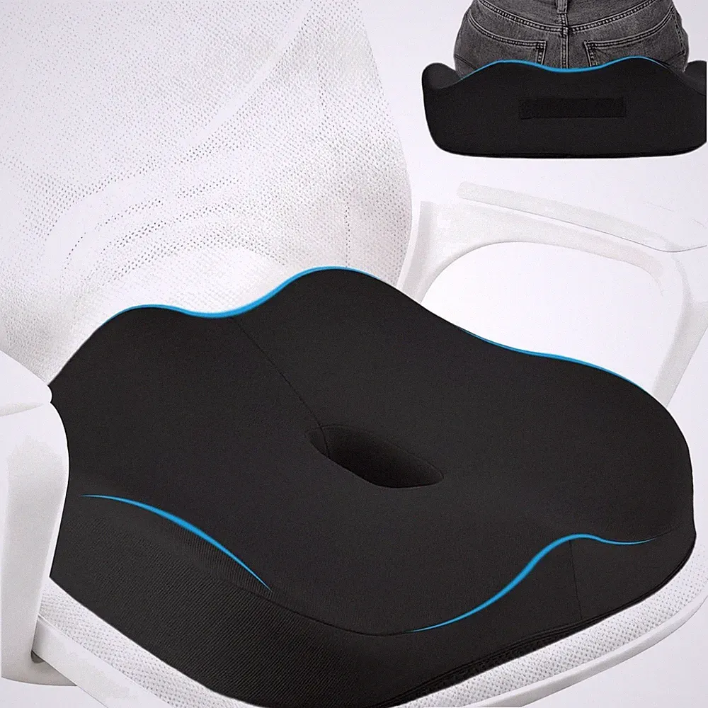 Sitzkissen Memory Foam Orthopädisch Bürostuhl Autositz rutschfest