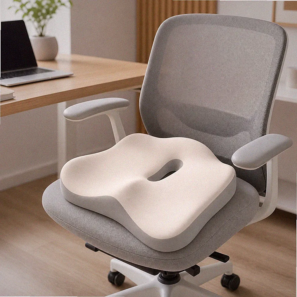Sitzkissen mit Aussparung ergonomisch Stuhlkissen orthopädisch für vielsitzer