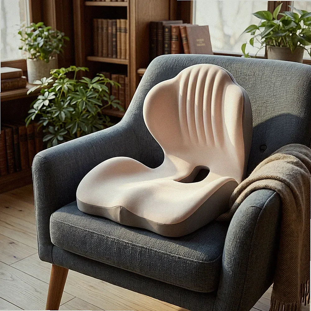 Sitzkissen mit Rückenlehne ergonomisch ergonomisches Keilkissen orthopädisch