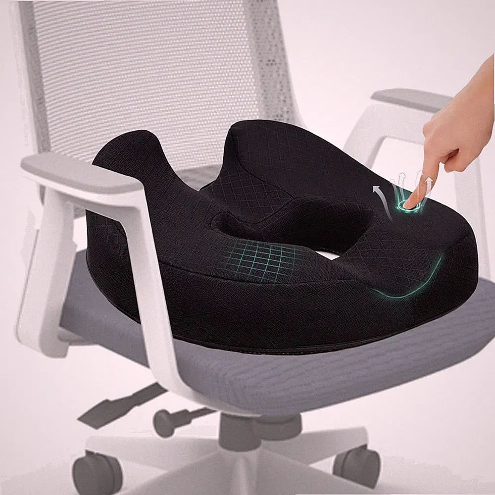 Sitzkissen Orthopädisch, Coccyx Kissen, Donut Sitzring, Memory Foam, tragbar