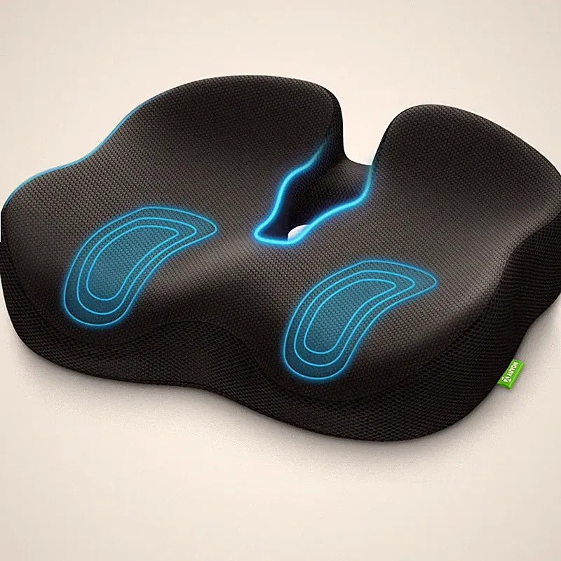 Sitzkissen Orthopädisch Ergonomisch Memory Foam für Bürostuhl Auto Hämorrhoiden