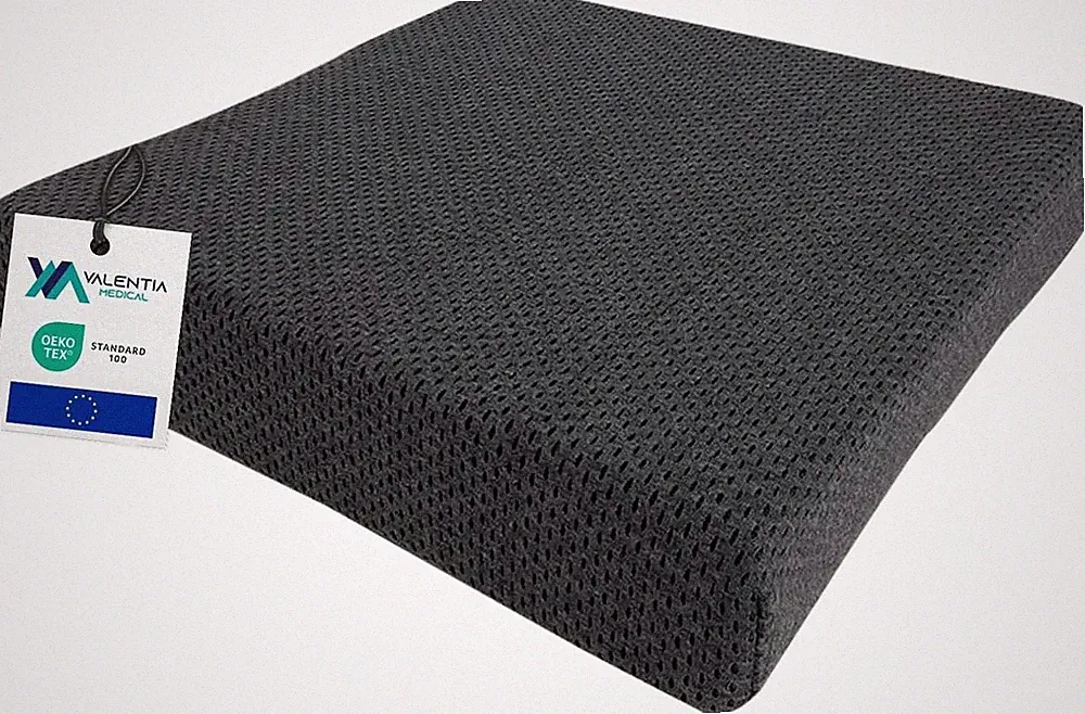 Sitzkissen Orthopädisch Memory Foam + HR-Schaum 42x42x8cm - Orthopädisches s