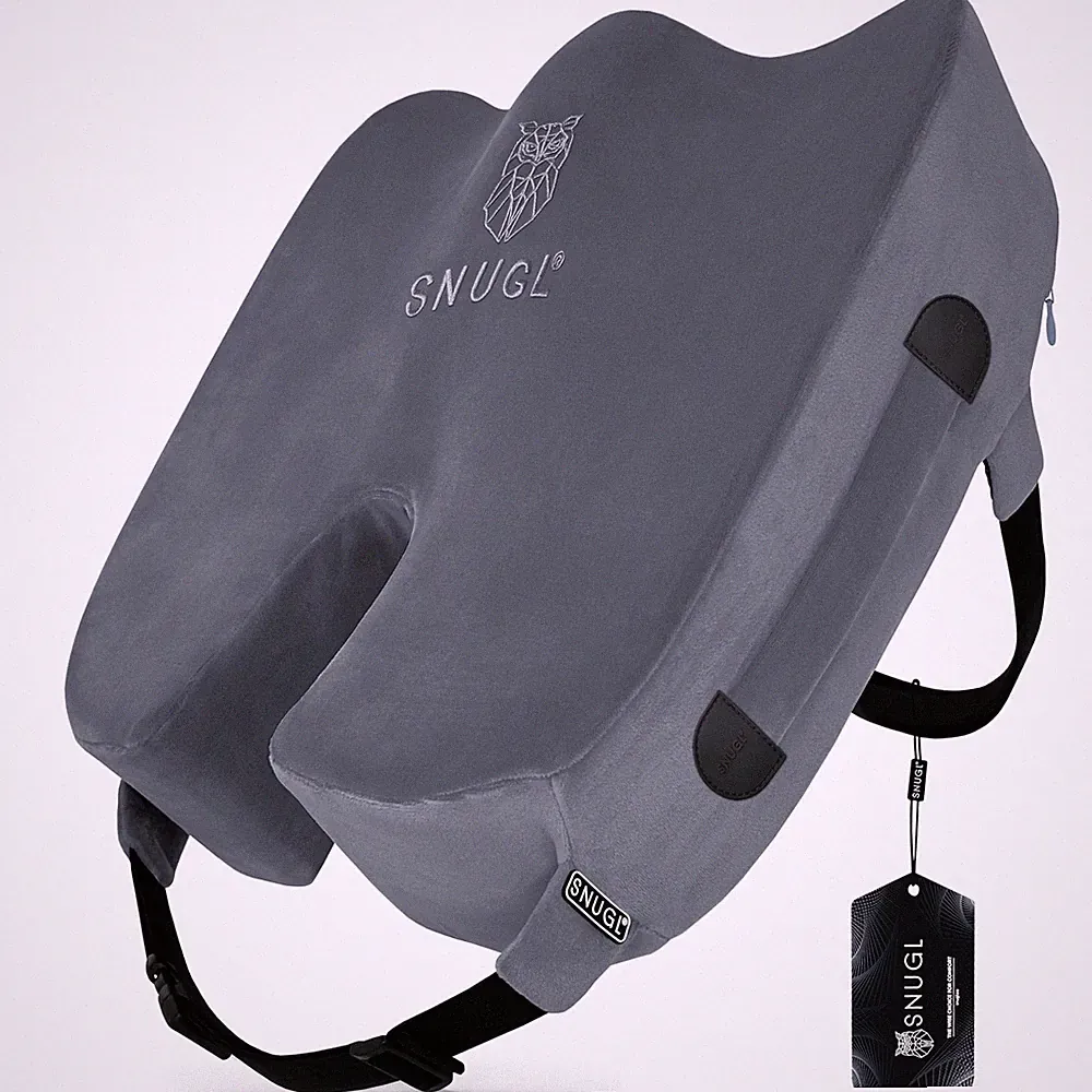Sitzkissen orthopädisch Memory Foam Steißbeinkissen | Stuhlkissen gegen Rücke...