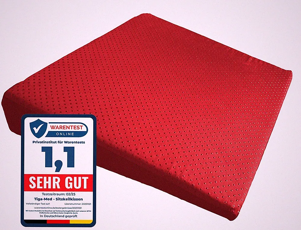 Sitzkissen orthopädisch Sitz Keilkissen Auto Sitz Sitzerhöhung TIGA STRONG NEU