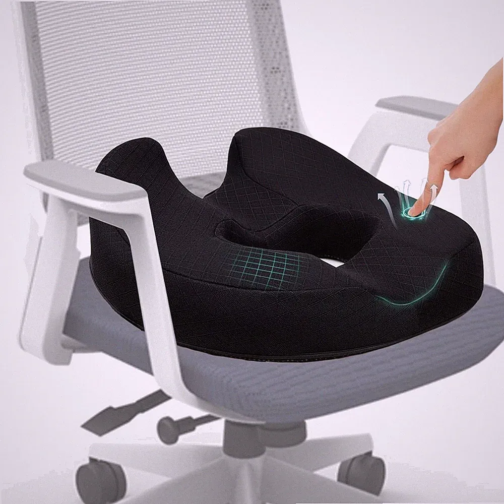 Sitzkissen Orthopädisch Sitzring Hämorrhoiden Kissen Donut Memory Foam