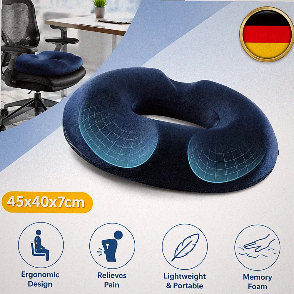 Sitzkissen Orthopädisch Sitzring Hämorrhoiden Steißbein Kissen, Donut Sitzring