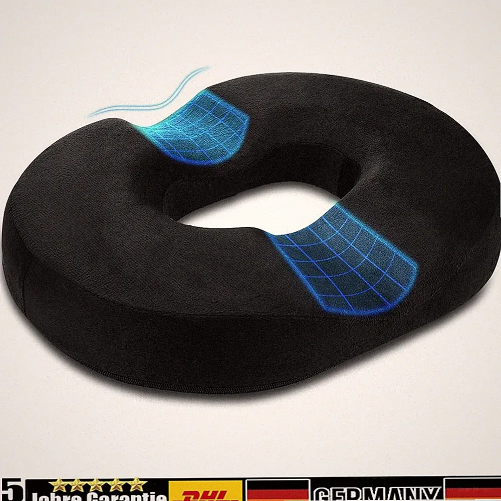 Sitzkissen Orthopädisch Sitzring Hämorrhoiden Steißbein Kissen,Donut Sitzring DE