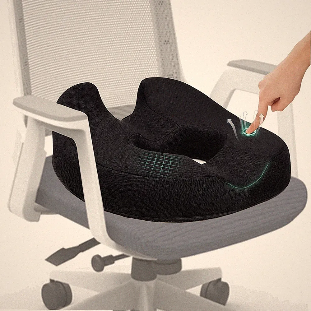 Sitzkissen Orthopädisch Sitzring Hämorrhoiden Steißbein Memory Foam