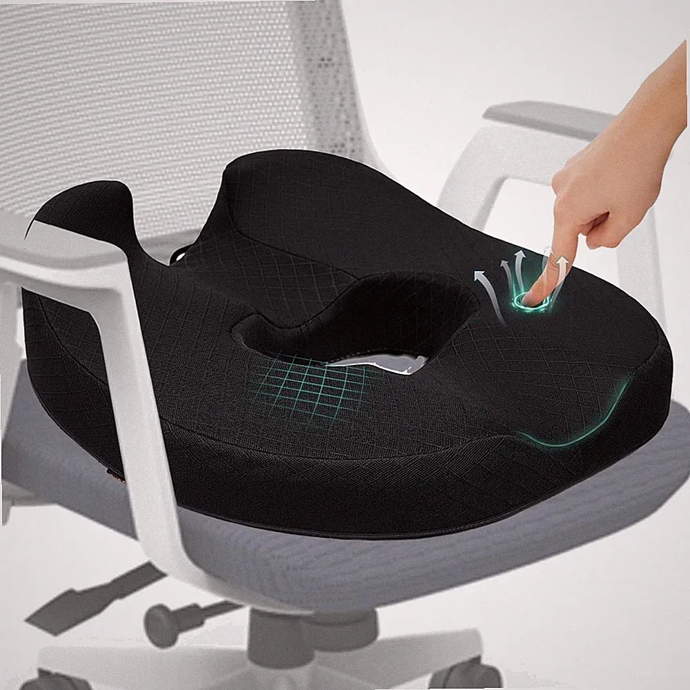 Sitzkissen orthopädisch Sitzring Hämorrhoiden Steißbein Memory Foam