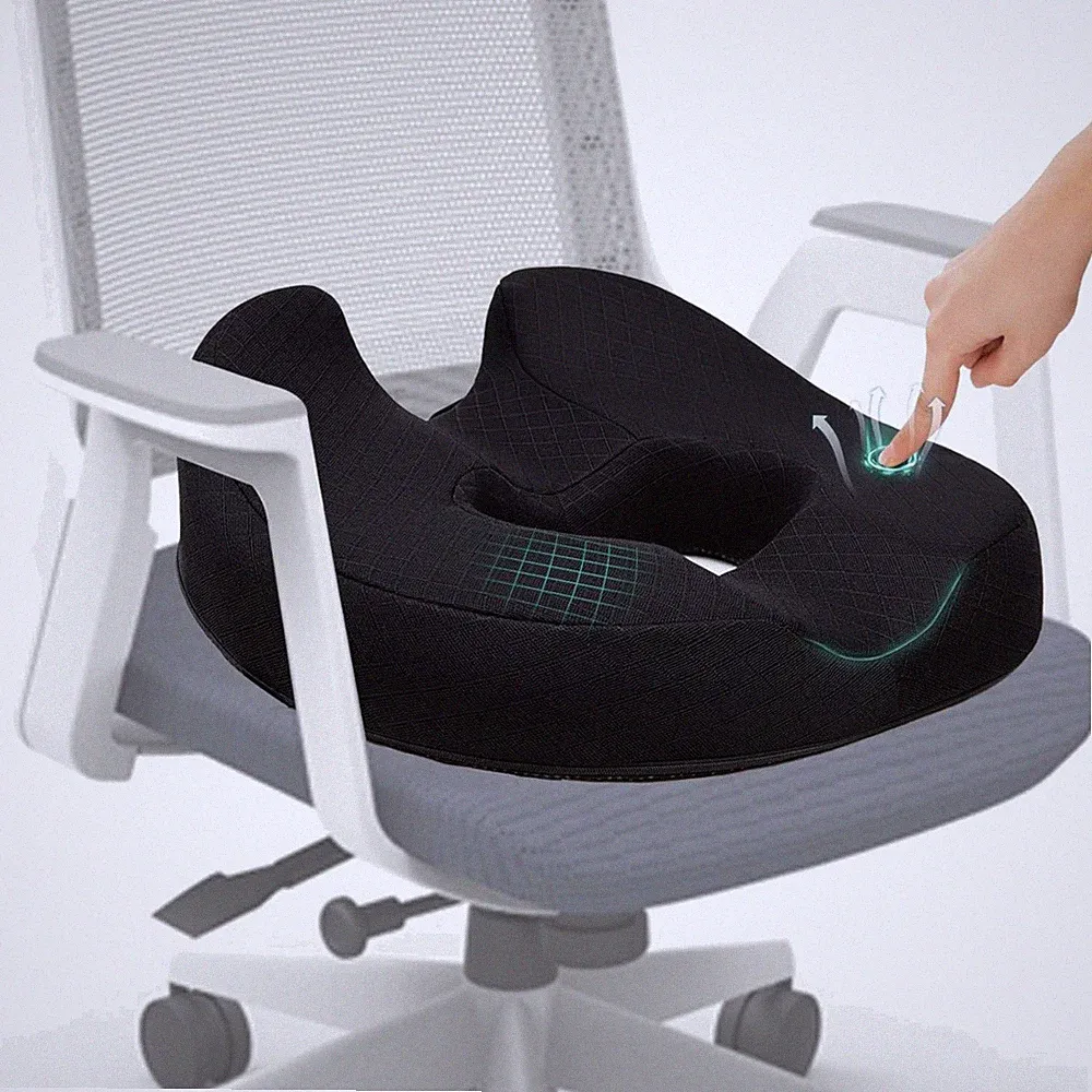 Sitzkissen Orthopädisch Sitzring Hämorrhoiden Steißbein Memory Foam Donut