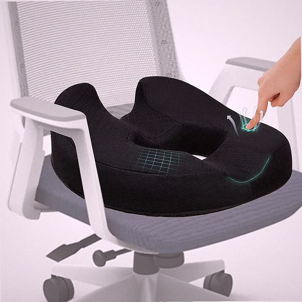 Sitzkissen Orthopädisch Sitzring Hämorrhoidensteißbein Kissen, Donut Sitzring, O