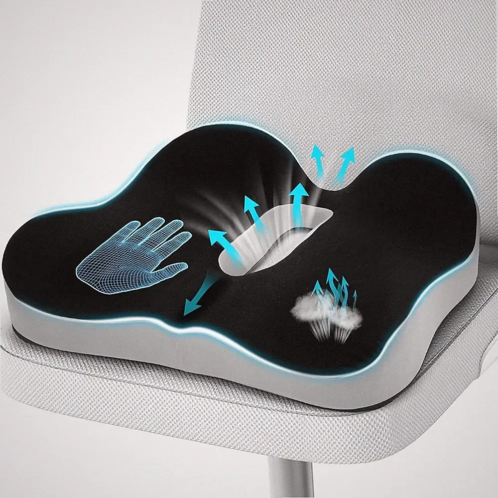 Sitzkissen orthopädisch Steißbeinkissen ergonomisches Keilkissen Memory Foam