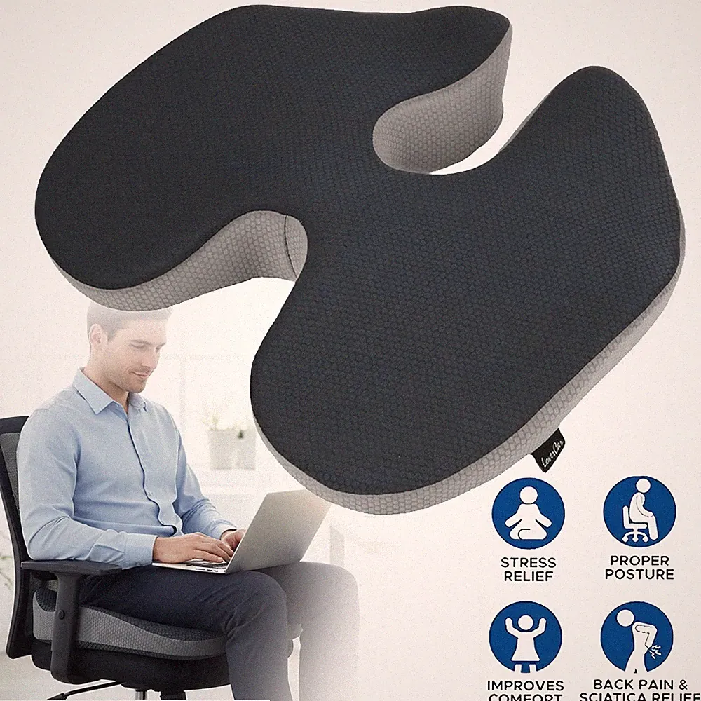 Sitzkissen Orthopädisch Steißbeinkissen Memory Foam Büro Steißbein Sitzkissen