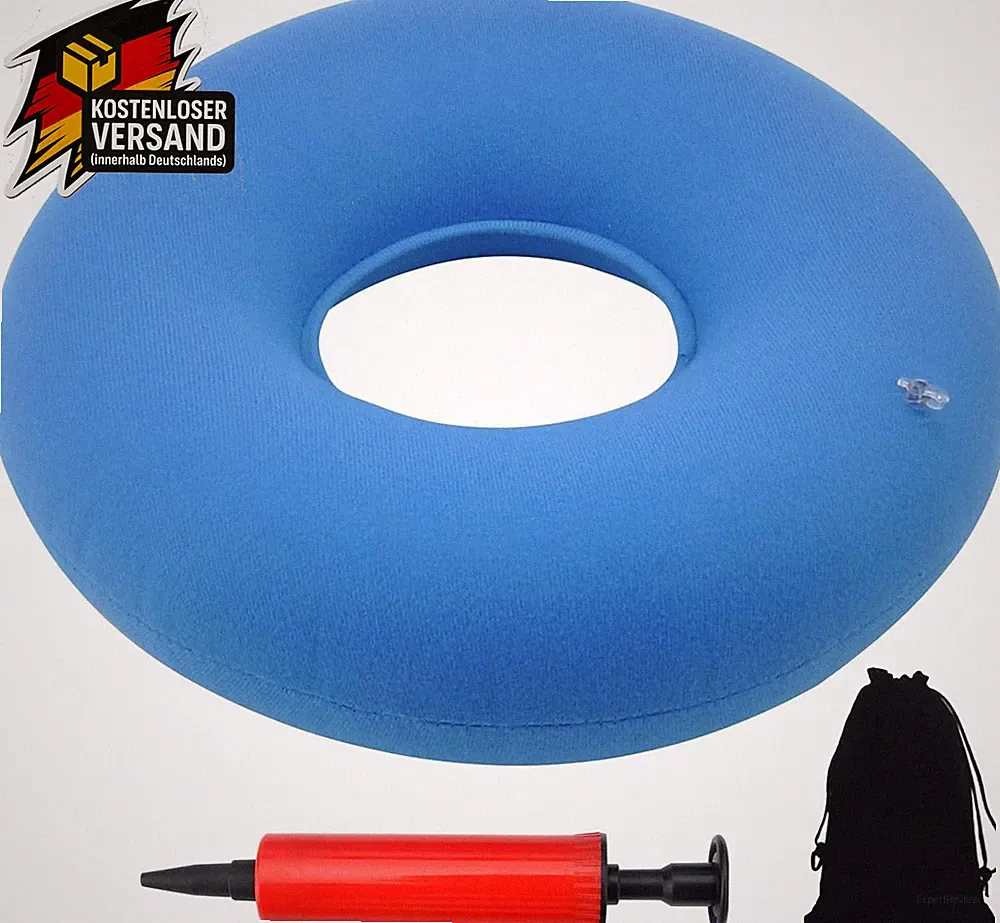 Sitzkissen Orthopädische, Hämorrhoiden Sitzkissen Sitzring Polyester, Aufblasbar