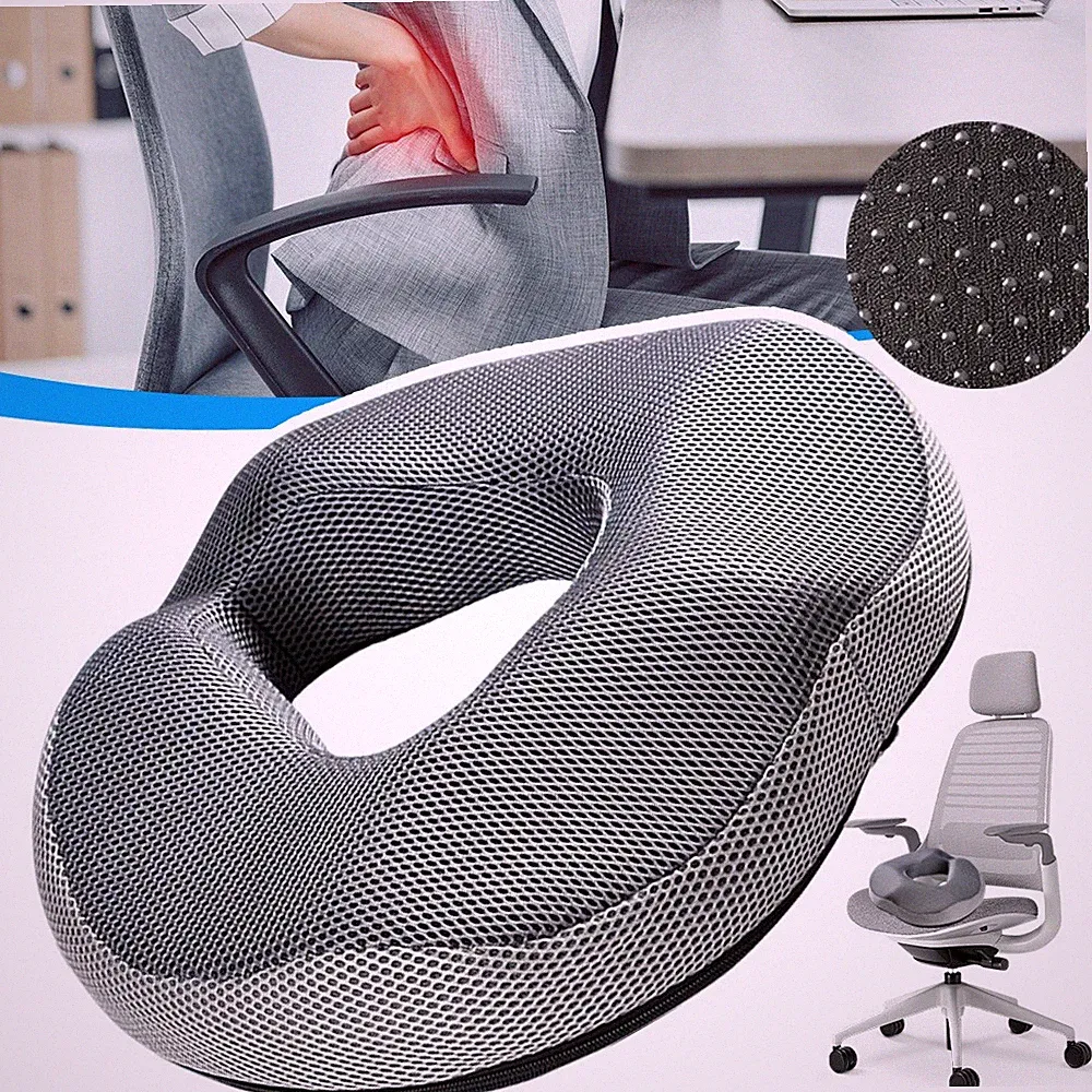 Sitzkissen Orthopädisches Memory Foam Kissen Hämorrhoiden Sitzkissen mit Loch