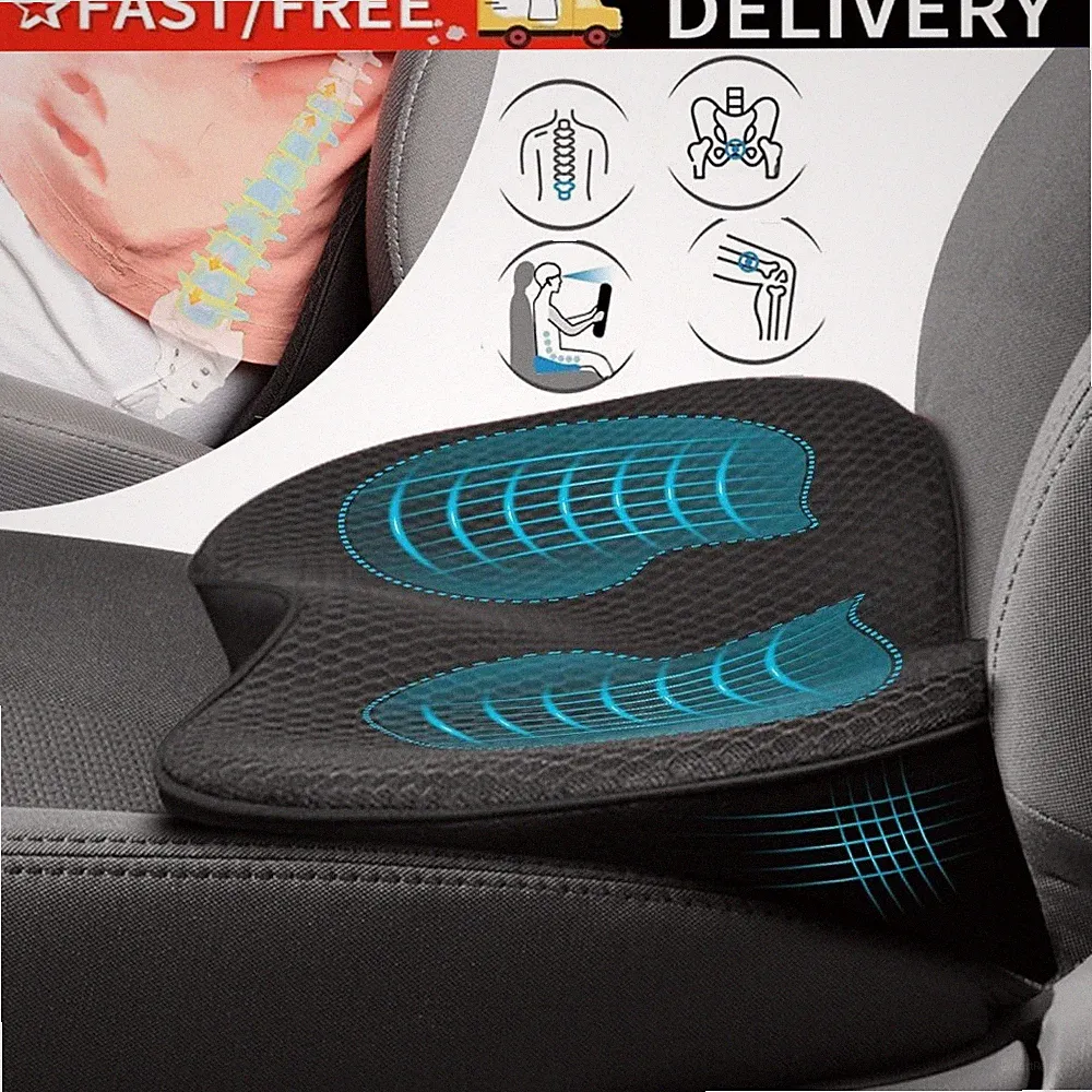 Sitzkissen Orthopädisches Sitz Keilkissen Auto Sitz Sitzerhöhung Memory-Schaum