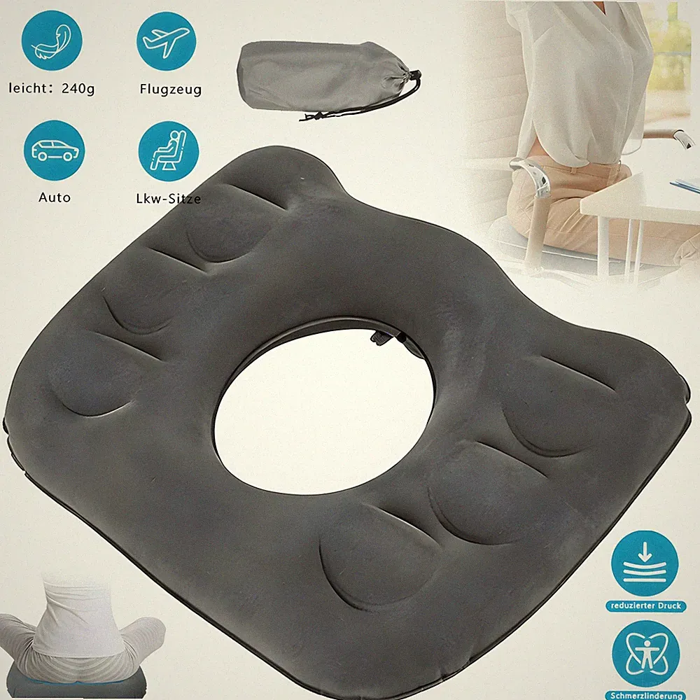 Sitzkissen Orthopädisches Sitzkissen Aufblasbares Steißbeinkissen Ergonomisch