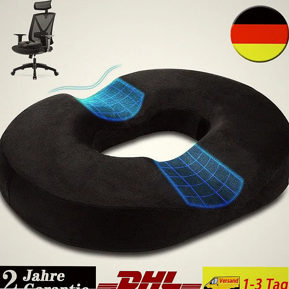 Sitzkissen Orthopädisches Steißbeinkissen Foam Stuhlkissen Donut Sitzerhöhung
