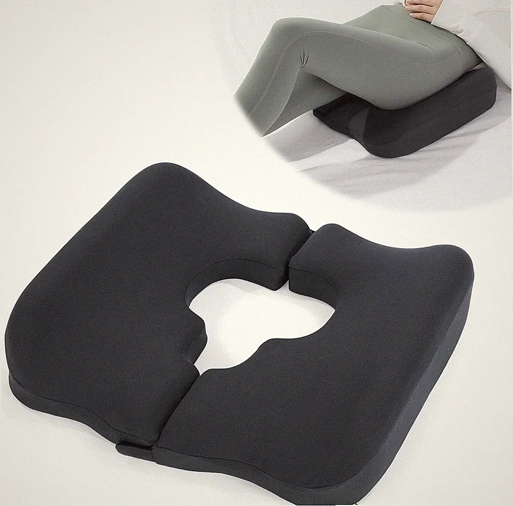 Sitzkissen Orthopädisches Steißbeinkissen Memory Foam Sitzerhöhung AntiDekubitus