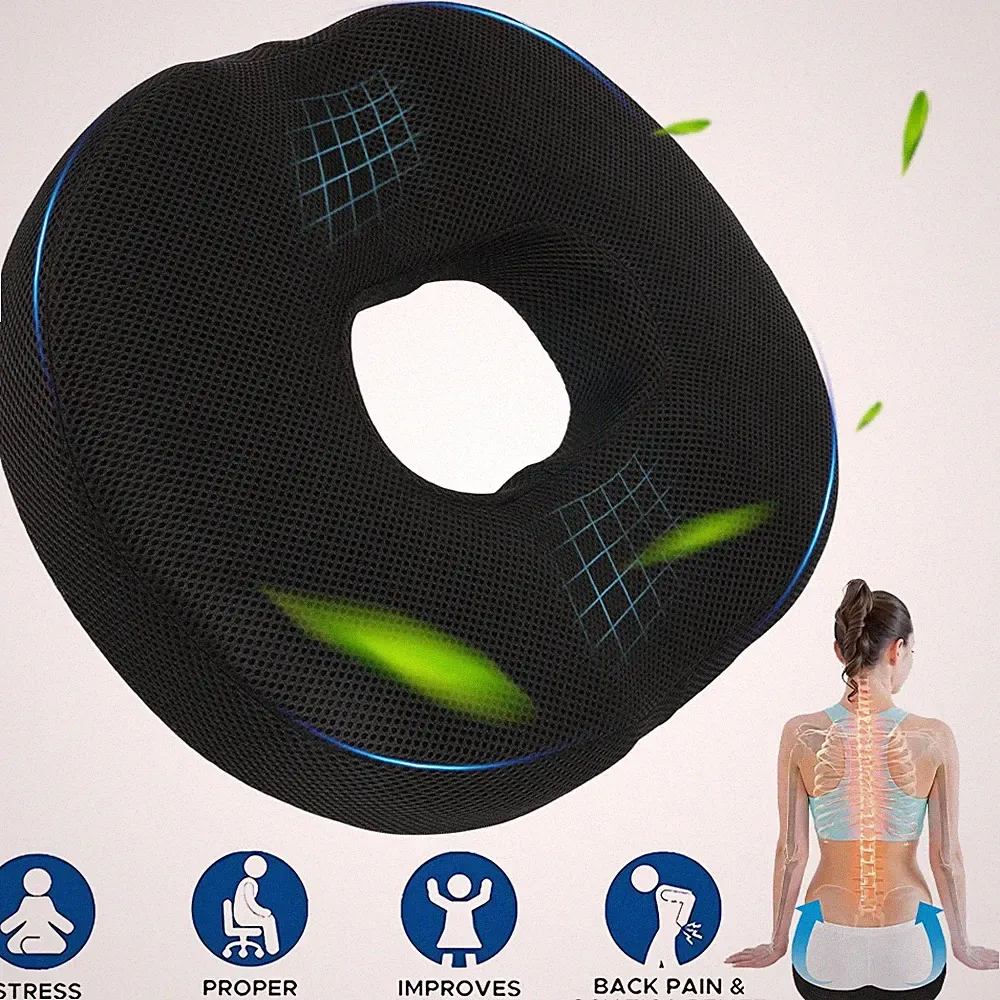 Sitzkissen Orthopädisches Steißbeinkissen Memory Foam Stuhlkissen Sitzerhöhung