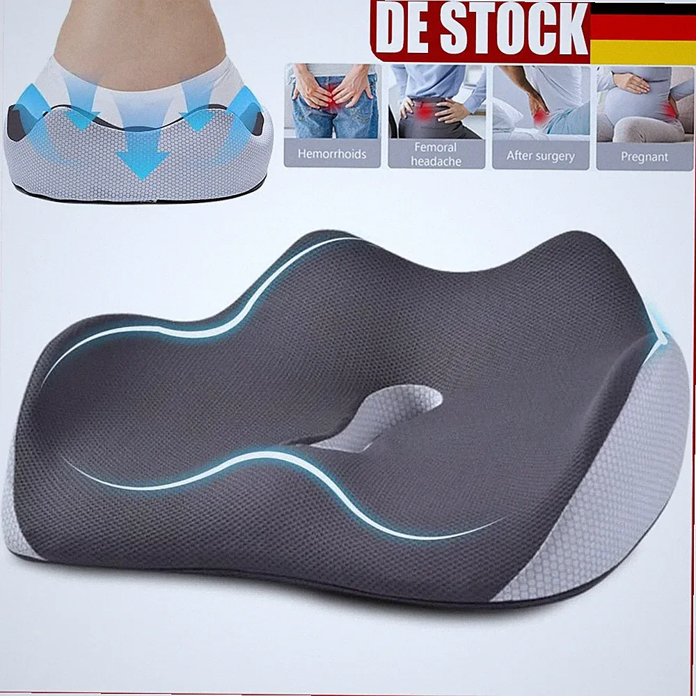 Sitzkissen Orthopädisches Steißbeinkissen Stuhlkissen Sitzerhöhung Ergonomisches