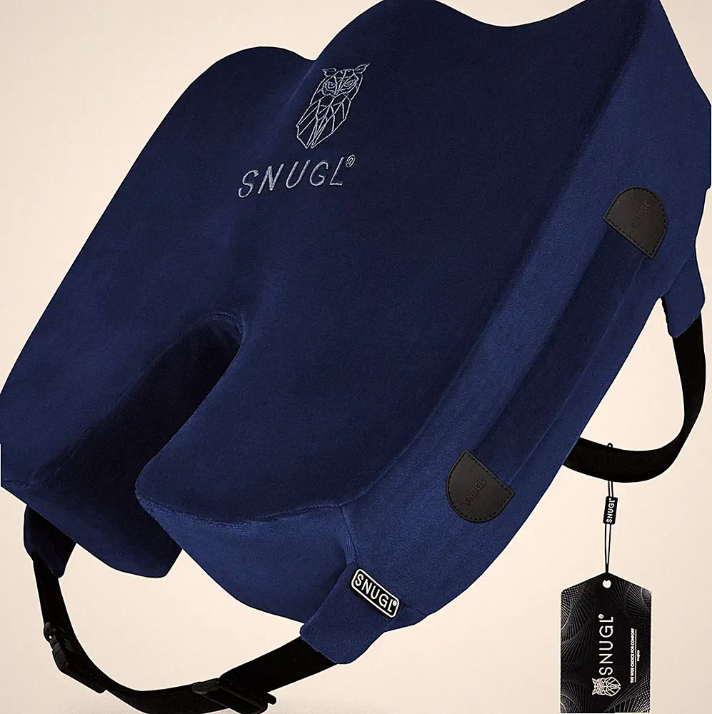 SNUGL Sitzkissen orthopädisch Memory Foam Steißbeinkissen | Stuhlkissen gegen R
