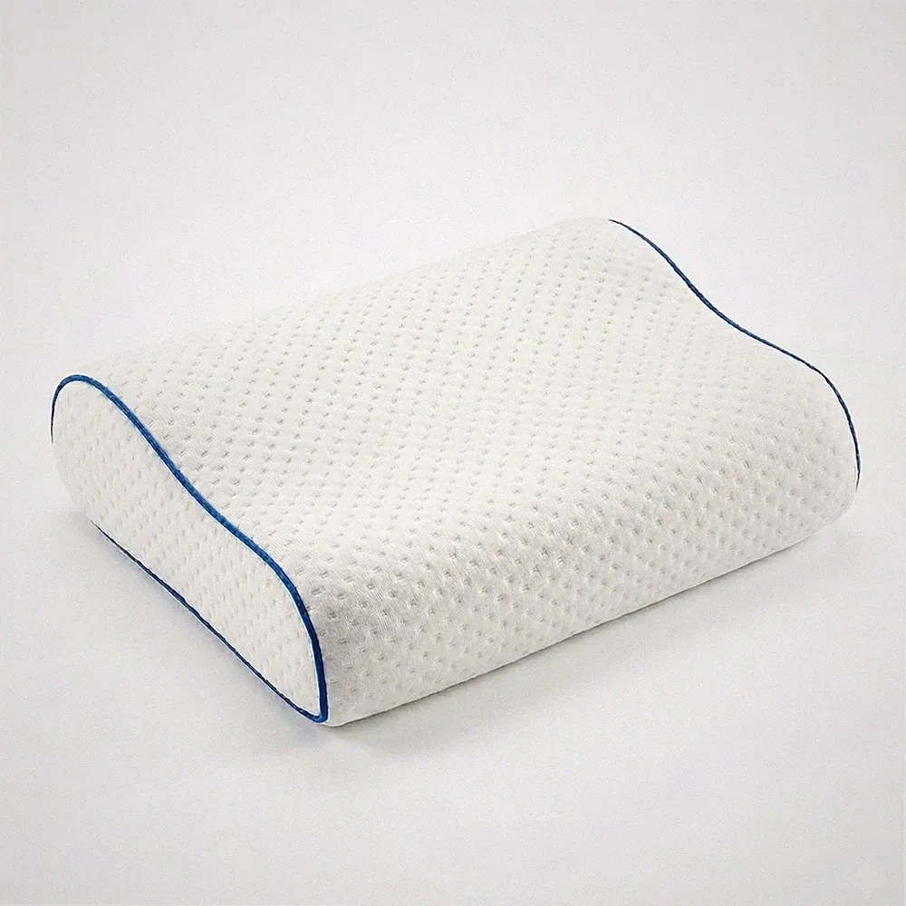 Sofi PA1226 Reisekissen Welle Thermo in Weiß Ergonomisches HWS Nackenstützkissen