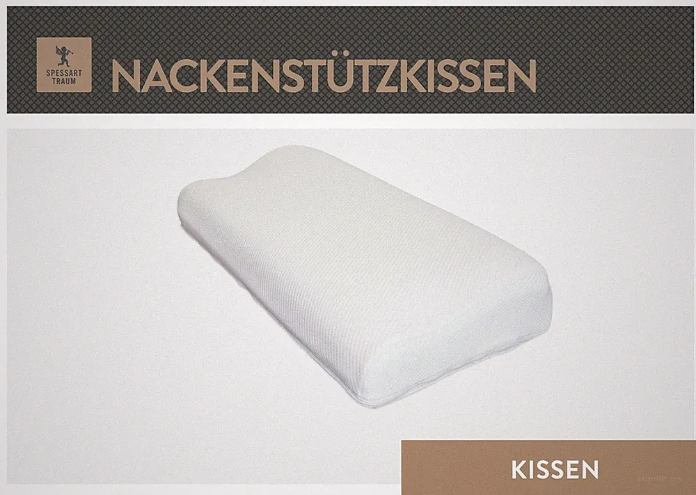 Spessarttraum, Nackenstützkissen, Bronze, Füllung: Formschaum Bezug: 100% Tencel