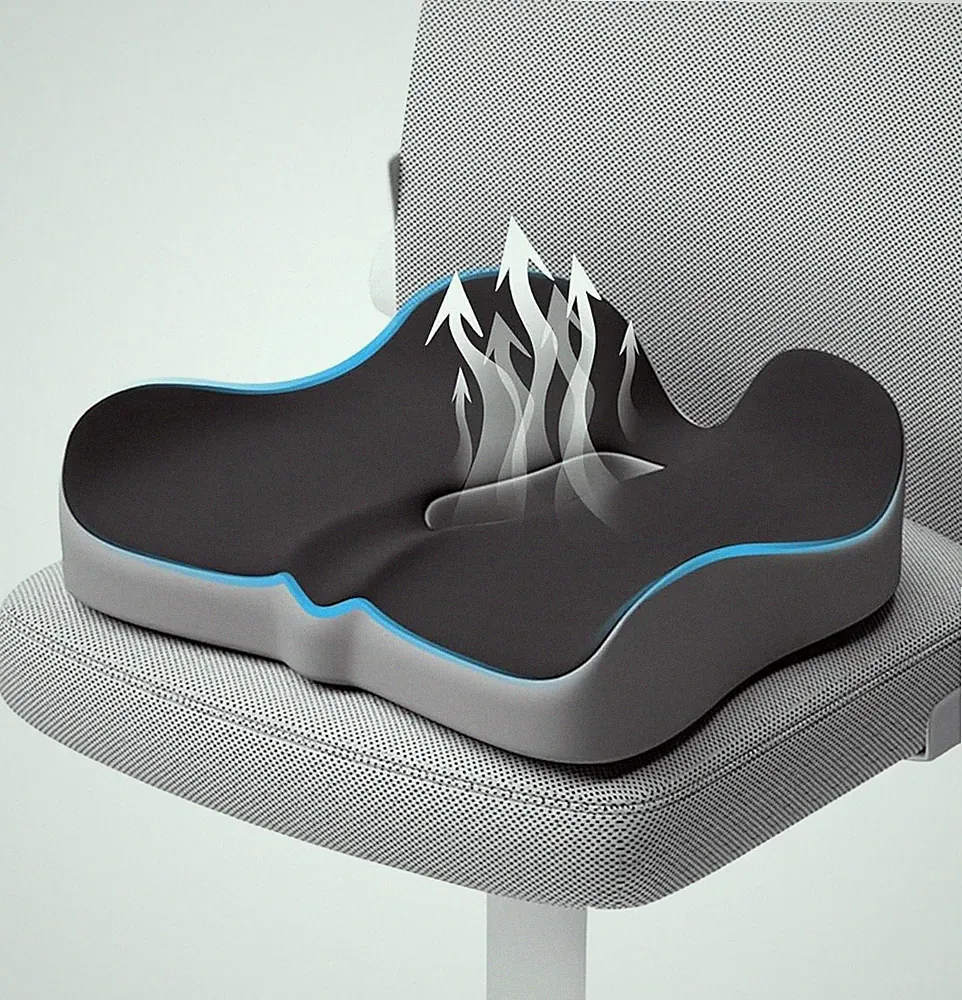 Stuhlkissen Memory Schaum Bodenkissen Orthopädisch Ergonomisch Für Den Bürostuhl