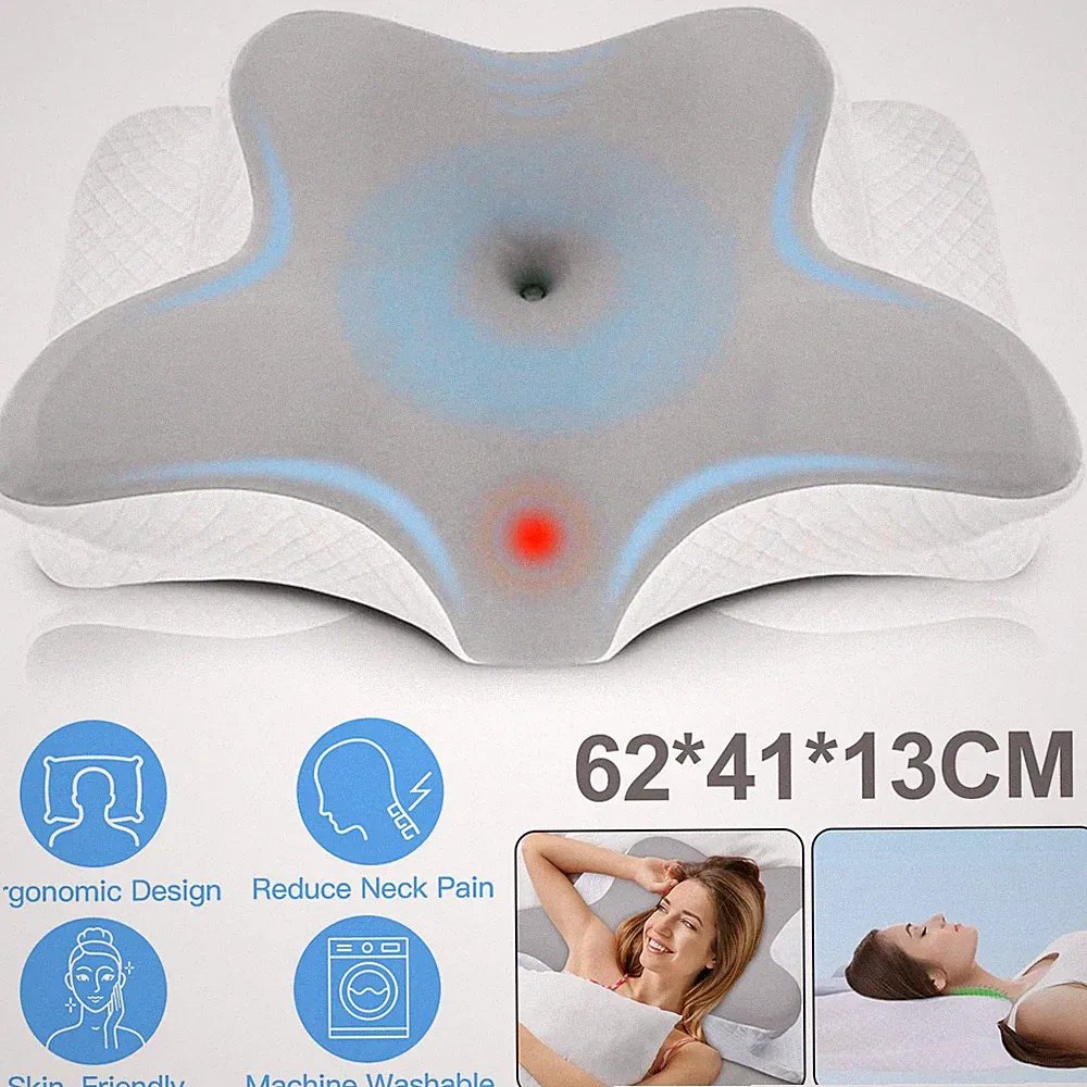 Therapiekissen Kissen Nackenkissen Orthopädisch Memory Schaum für Seitenschläfer
