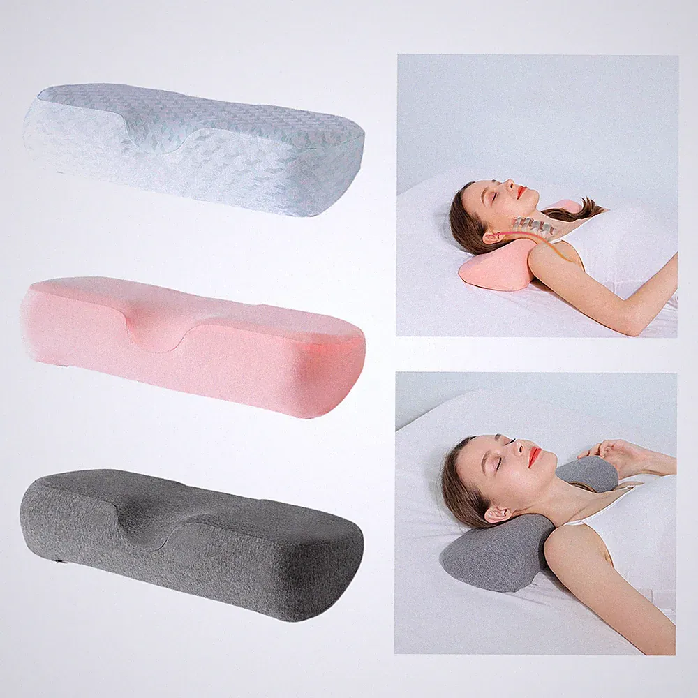 Weiches Nackenkissen runder Memory-Schaum für orthopädischen