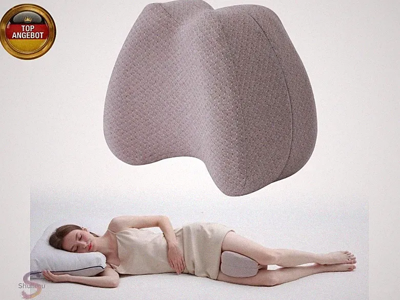 WORKKOOL Ergonomisches Kniekissen gegen Schmerzen - Orthopädisches Beinkissen