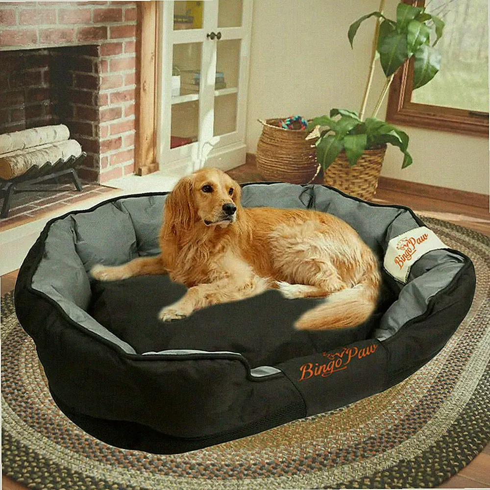 XL Orthopädisches Hundebett Grosse Hunde Abnehmbarem Waschbarem Hundesofa Kissen